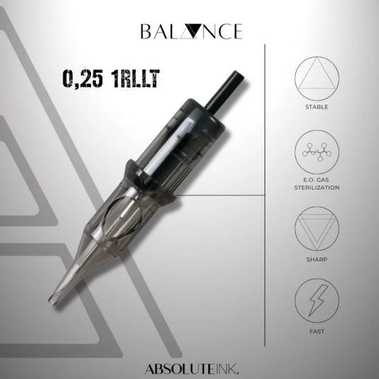 AGHI PMU BALANCE – ABSOLUTE INK 1/3 PUNTA 0,25 - 1/3RLLT. – 10PZ LONG TAPE